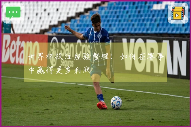 世界杯投注经验整理：如何在赛事中赢得更多利润